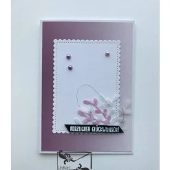 Glückwunschkarten zum Geburtstag Pastelltöne mit Grusstext Handgefertigt mit Stampin;Up Produkten u