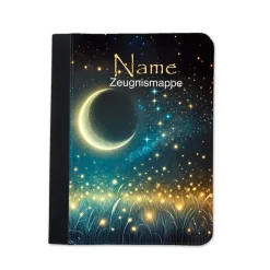 Glühwürmchen Zeugnismappe personalisiert | Zeugnismappe | Zeugnismappe mit Namen | Urkundenmappe