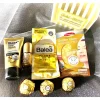 Goldbox, Wellnessbox, Geschenkset, nur goldfarbene Produkte, Weihnachtsgeschenk