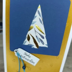 goldfarbene Weihnachtskarten