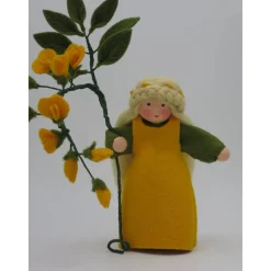 Goldregen - Blumenkind für den Jahreszeitentisch - Waldorf Art - Frühling - Art. Nr. FR9