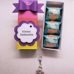 Goodie für 3 F. Küss....en, verschiedene Designs + Texte, als kleines Dankeschön