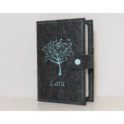 Gotteslob Hülle Gotteslobhülle mit Name und Datum - Normalausgabe - Kommunion Firmung Geschenk