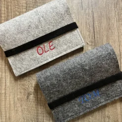 Gotteslobhülle / Wollfilz Farbwahl / bestickter Schutzumschlag / personalisierbar Kommunion/ 2 Größen