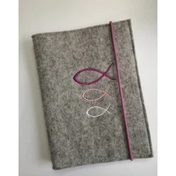 Gotteslobhülle aus 100% Wollfilz mit Wunschmotiv