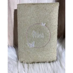 Gotteslobhülle aus Filz (Farbe & Stickerei wählbar) - Hülle für katholisches Gebet- und Gesangbuch