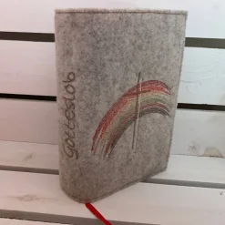 Gotteslobhülle aus Wollfilz - Gotteslobeinband - Schutzhülle für das Gotteslob - Personalisierbar -