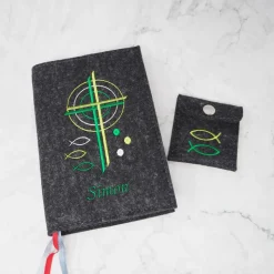 Gotteslobhülle aus Wollfilz