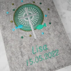 Gotteslobhülle aus Wollfilz