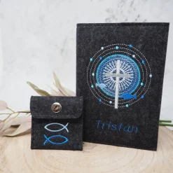 Gotteslobhülle aus Wollfilz