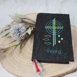 Gotteslobhülle aus Wollfilz