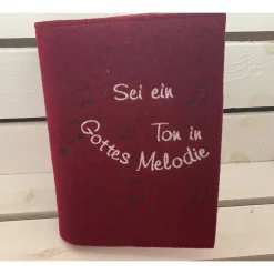 Gotteslobhülle aus Wollfilz - Gotteslobeinband - Schutzhülle für das Gotteslob - Personalisierbar -