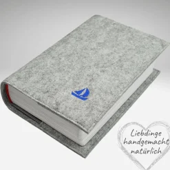 Gotteslobhülle Filz BOOT Einband Gesangbuch *personalisierbar  KL214