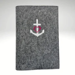 Gotteslobhülle Filz GLAUBE LIEBE HOFFNUNG Einband Gesangbuch