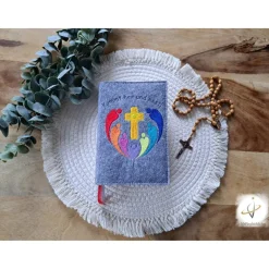 Gotteslobhülle Filz Kommunion 2025 kommt her und esst! personalisierbar Einband Handgemachte Filzhülle Boot