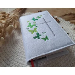 Gotteslobhülle Filz Kommunion 2025 kommt her und esst! personalisierbarer Einband Erstkommunion