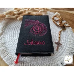 Gotteslobhülle Filz Kommunion 2025 kommt her und esst! personalisierbar Einband Handgemachte Filzhülle Note