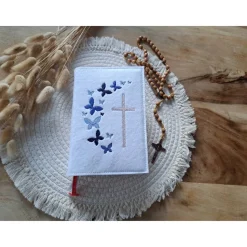 Gotteslobhülle Filz Kommunion 2025 kommt her und esst! personalisierbarer Einband Erstkommunion