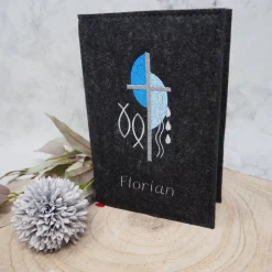 Gotteslobhülle Filz Kommunion Firmung Wollfilz Filzeinband Geschenk Gotteslob Hülle Filzhülle