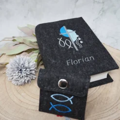 Gotteslobhülle Filz Kommunion Firmung Wollfilz Filzeinband Geschenk Gotteslob Hülle Filzhülle