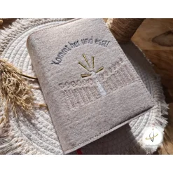 Gotteslobhülle Filz  Kommunion 2025 personalisierbar Jesus mit Kindern 