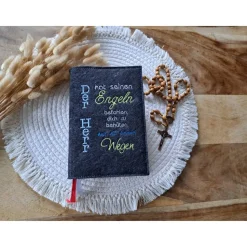 Gotteslobhülle Filz Kommunion 2025 kommt her und esst! personalisierbar Einband Handgemachte Filzhülle