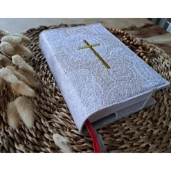 Gotteslobhülle Filz Kommunion 2025 personalisierbar Ornamente 