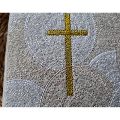 Gotteslobhülle Filz Kommunion 2025 personalisierbar Ornamente 