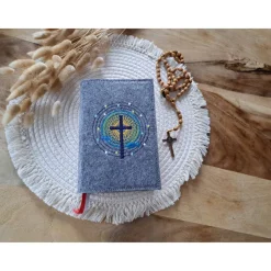 Gotteslobhülle Filz Kommunion 2025 kommt her und esst! personalisierbarer Einband Erstkommunion