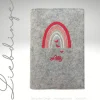 Gotteslobhülle Filz REGENBOGEN Boho Name personalisiert  KL228