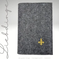 Gotteslobhülle FLEUR DE LIS Filz. Gesangbuch. Gotteslob  KL232