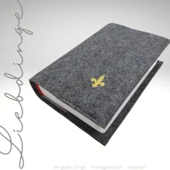 Gotteslobhülle FLEUR DE LIS Filz. Gesangbuch. Gotteslob  KL232