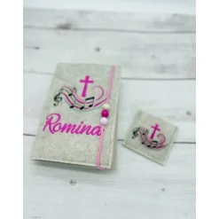 Gotteslobhülle Gebetbuch Hülle Musik Geschenk Kommunion Firmung Geschenkidee Gott Kirche religiös personalisiert