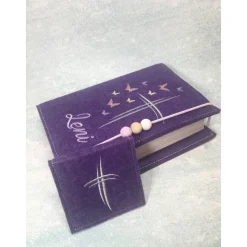 Gotteslobhülle Gebetbuch Kreuz und Schmetterlinge Hülle Geschenk Kommunion Firmung Geschenkidee Gott Kirche religiös