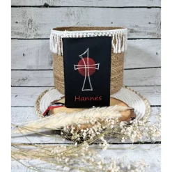 Gotteslobhülle Gebetbuchhülle Kunstleder schwarz mit Kreuz personalisiert Geschenk Kommunion Firmung