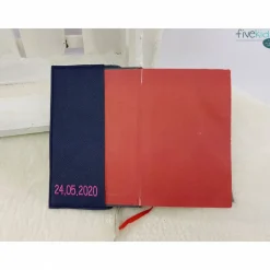 Gotteslobhülle Gotteslob Einband Leder dunkelblau