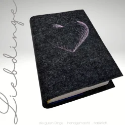 Gotteslobhülle Großdruck Ausgabe Filz HERZ  KL71