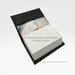 Gotteslobhülle Ichtys Fische Name personalisiert. Filz vegan K120