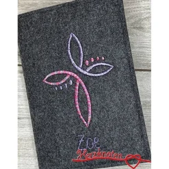 Gotteslobhülle, Kommunion, Firmung, Konfirmation, Kreuz, gestickt, Filz, Geschenk, Mädchen, Junge,  personalisierbar, mi