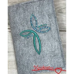 Gotteslobhülle, Kommunion, Firmung, Konfirmation, Kreuz, gestickt, Filz, Geschenk, Mädchen, Junge,  personalisierbar, mi