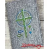 Gotteslobhülle, Kommunion, Firmung, Konfirmation, Kreuz, gestickt, Filz, Geschenk, Mädchen, Junge,  personalisierbar, mi