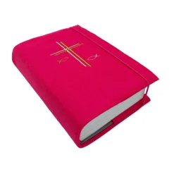 Gotteslobhülle Kreuz Fische Name personalisiert. Filz. mit Verschluss