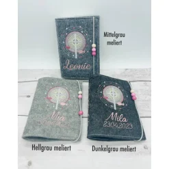 Gotteslobhülle Kreuz Gebetbuch Hülle Geschenk Kommunion Firmung Geschenkidee Gott Kirche religiös personalisiert Name