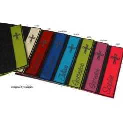 Gotteslobhülle personalisiert aus Filz – Gesangbuchhülle & Bibelhülle als Geschenk zur Konfirmation, Kommunion oder Firmung