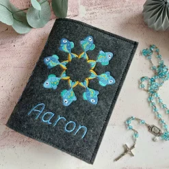 Gotteslobhülle/Gesangsbuchhülle aus Filz