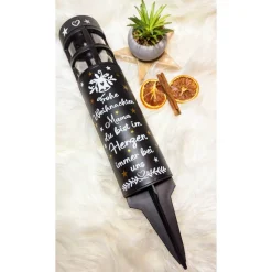 Grabbleuchte, Grabkerze, weihnachtlich, Solar