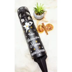 Grabbleuchte, Grabkerze, weihnachtlich, Solar