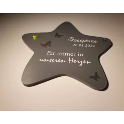 Grabdeko Kindergrab | Deko für Sternenkinder | Grabgestaltung Kind | Regenbogenfolie | wetterfest