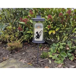 Grablicht mit Stab Sternenkind individuell gestaltet, Trauerlicht, Erinnerungslaterene, Grablaterne Kind