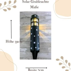 Grablicht Solar Engel, Personalisiert,  Gedenklicht, Trauerlicht, Erinnerungslicht, Grab
